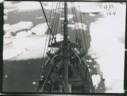 Image of S.S. Thetis entering pack -view from Crow's Nest.
